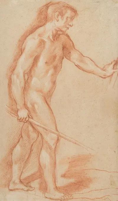 Standing Male Nude by Agostino Ciampelli — digital art print download