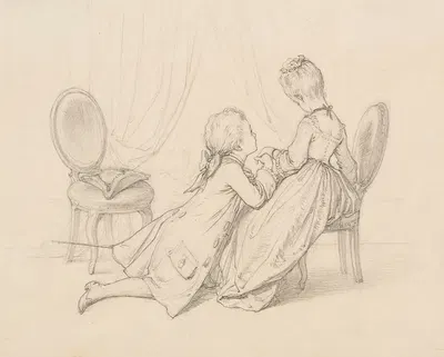 Der kleine Kavalier by Альберт Хендшель, 1870 — digital art print download