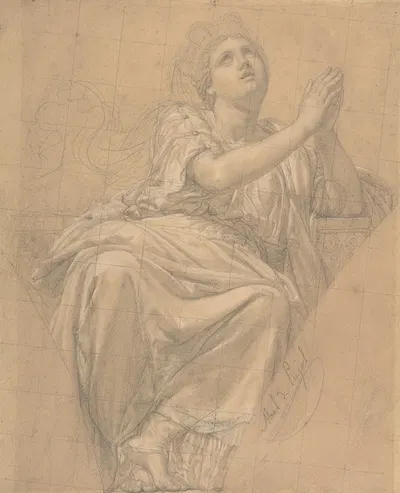 Allegorical Figure of the City of Piacenza by Abel de Pujol, 1821 — digital art print download