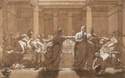 The Death of Britannicus by Abel de Pujol — digital art print download