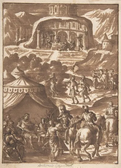 Alexander in His Tent by Antonio Gandini — digital art print download