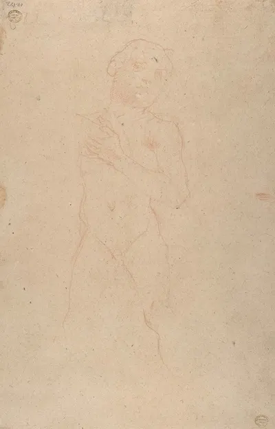 Study of a Nude Boy by Baldassarre Franceschini, 1642 — digital art print download