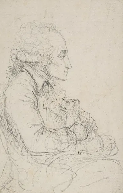 Georges-Auguste Couthon at the National Convention in 1793 by Vivant Denon — digital art print download