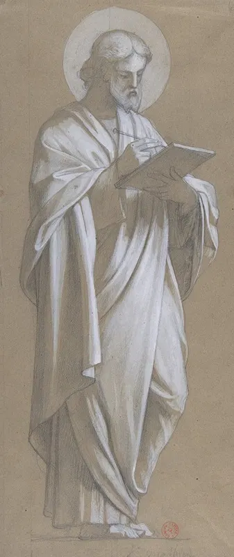 Saint Matthew by Camille-Auguste Gastine — digital art print download