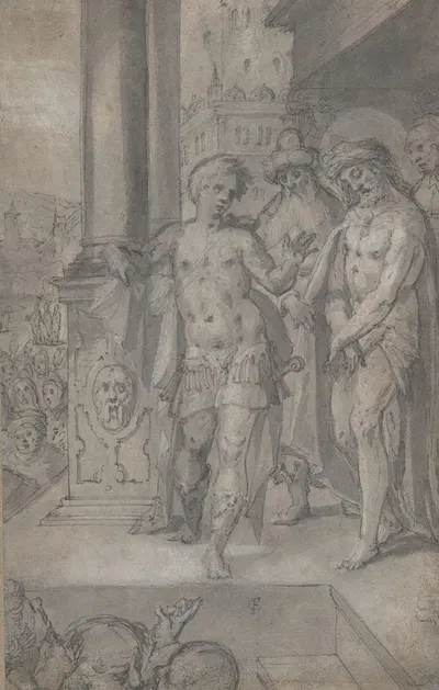 Christ Presented to the People by Caspar Fraisinger — digital art print download
