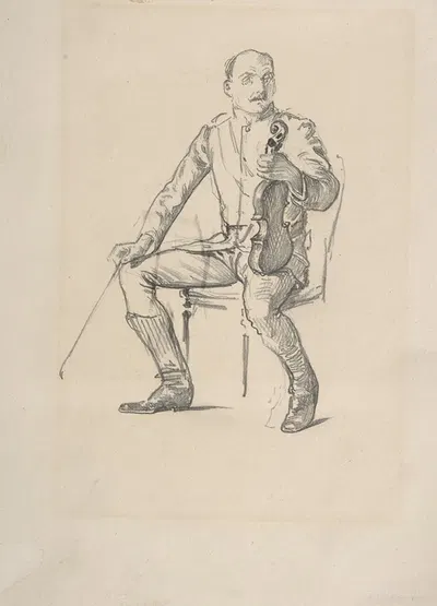 Violinist by George Du Maurier — digital art print download