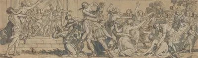 The Rape of the Sabines by Giacinto Gimignani — digital art print download