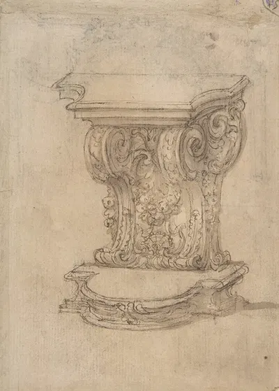 Design for a Lectern by Giovanni Battista Foggini, 1652–1725 — digital art print download