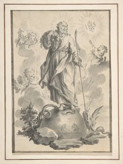 The Good Shepherd by Gottfried Eichler the Younger — digital art print download