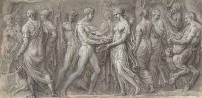 Meleager Presents to Atalanta the Head of the Calydonian Boar by Guillaume Boichot — digital art print download