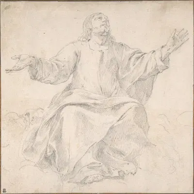 Study for Christ as Mediator by Jean Daret — digital art print download