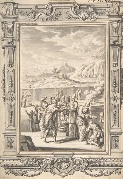 'The law of the leper in the day of his cleansing' by Johann Melchior Füssli — digital art print download