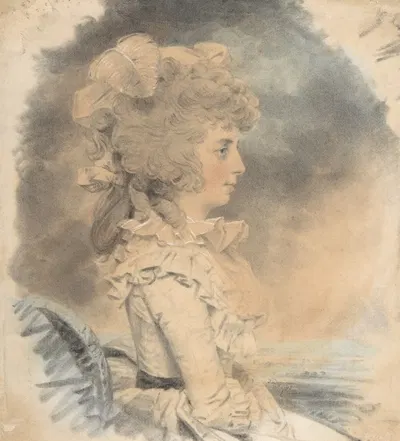 Mrs. Palmer by Джон Даунман, 1785 — digital art print download