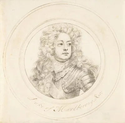 Portrait of John Churchill, 1st Duke of Marlborough by John Faber the Elder — digital art print download