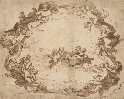 A Glory of Angels by Luca Giordano — digital art print download
