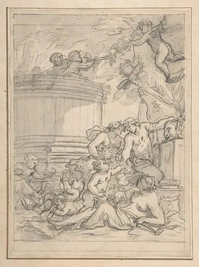 Bacchanal by Michel Dorigny — digital art print download