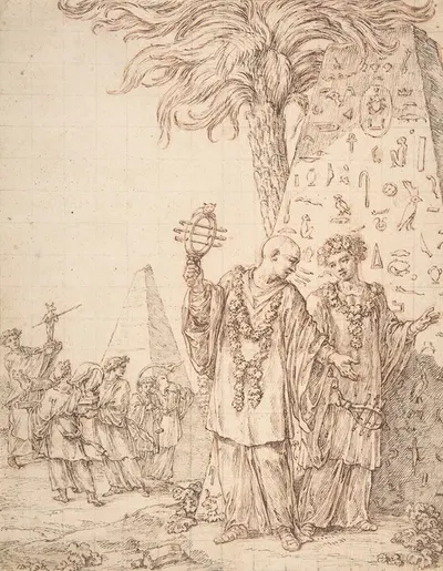 Procession at Memphis by Michel-François Dandré-Bardon — digital art print download