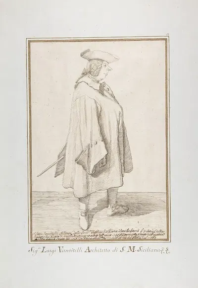 Luigi Vanvitelli by Пьер Леоне Гецци, 1674–1755 — digital art print download