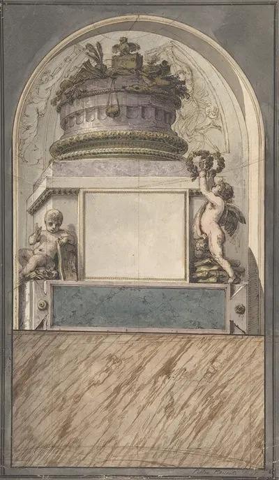 Design for a Monument by Pietro Fancelli, 1764–1850 — digital art print download