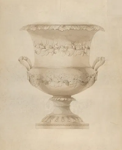 Design for a wine cooler by Thomas Fletcher — digital art print download