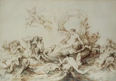 The Triumph of Venus by André Lebrun — digital art print download