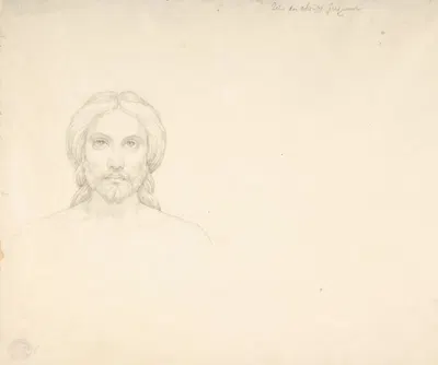 Head of Christ by Виктор Орсель — digital art print download