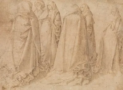 Group of Draped Figures by Антонелло да Мессино — digital art print download