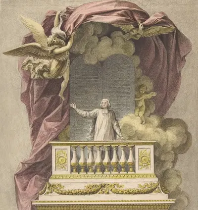 Design for a Pulpit by Augustin Pajou — digital art print download