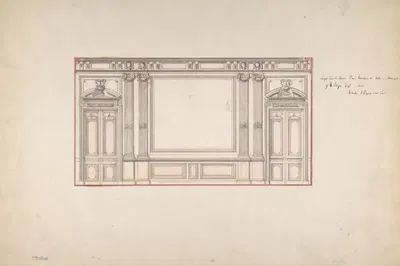 Design for Wall Panelling by Шарль Момблон — digital art print download
