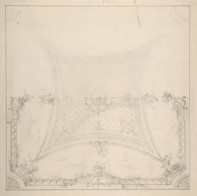 Designs for Ceiling by Шарль Момблон — digital art print download