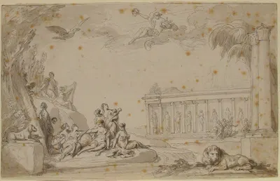 Temple of the Muses by Charles Monnet — digital art print download