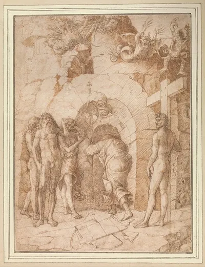 The Descent into Limbo by Circle of Andrea Mantegna — digital art print download
