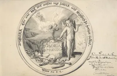 Allegory of the Transience of Life by Conrad Meyer, 1651 — digital art print download
