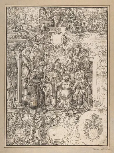 Joseph Sold by His Brothers into Egypt by Daniel Lindtmayer, 1574 — digital art print download