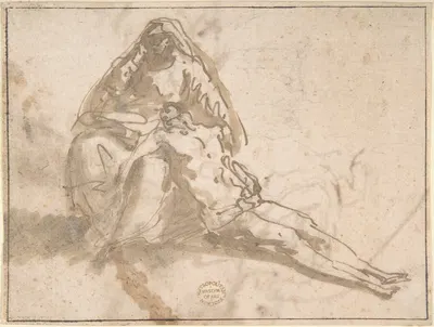 Pietà by Domenico Mondo, 1760–1806 — digital art print download