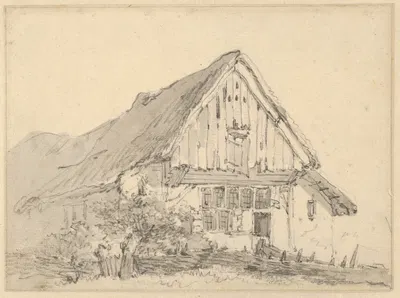 A Farm Building by Emanuel Murant — digital art print download