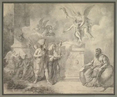 Apotheosis of George Washington by Etienne Pallière — digital art print download
