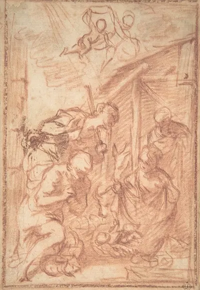 Adoration of the Shepherds by Francisco Vieira de Mattos, 1699–1783 — digital art print download