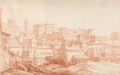 View of Rome by Франсуа Лемойн, 1724 — digital art print download