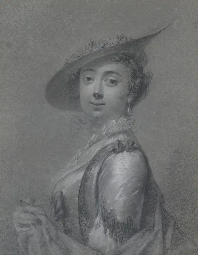 Portrait of an Elegant Lady by Франс ван дер Мейн — digital art print download