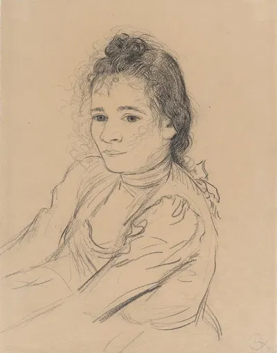 Portrait of a Young Woman by Жорж Лакомб, 1892 — digital art print download
