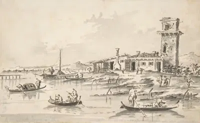 Башня в Маргере by Джакомо Гварди, 1764–1835 — digital art print download