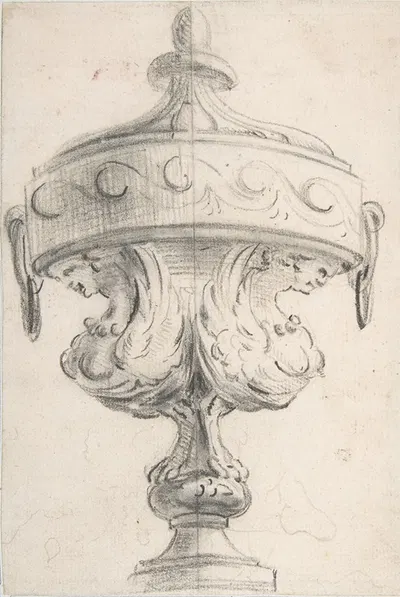 Design for a Vase by Gilles-Marie Oppenord — digital art print download