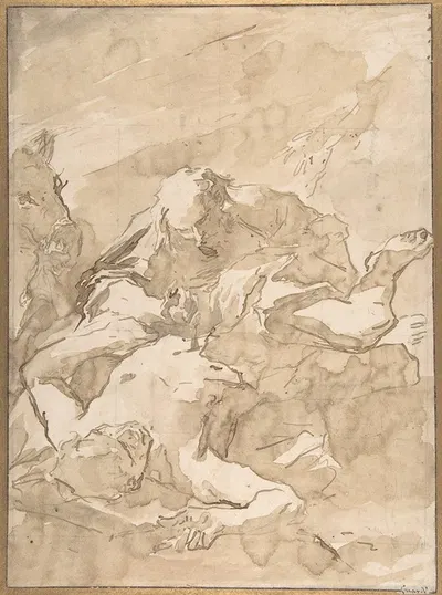 The Good Samaritan by Джованни Антонио Гварди, 1699–1766 — digital art print download