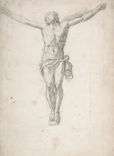 Christ on the Cross by Girolamo Muziano, 1590–1600 — digital art print download