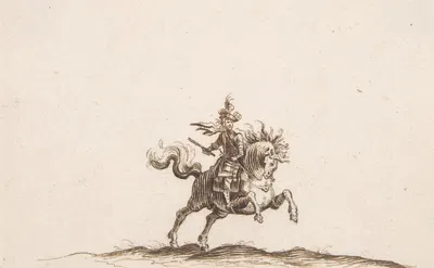 A Horseman by Hans Caspar Nüscheler — digital art print download