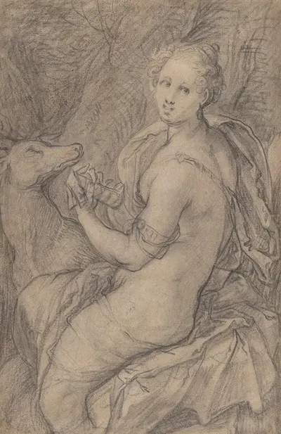 The Sense of Hearing by Hendrick Goltzius — digital art print download