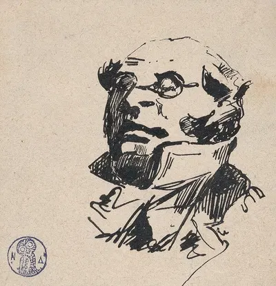 Self-Portrait as Monsieur Prudhomme by Генри Бонавентюр Моньё — digital art print download