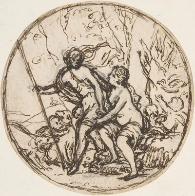 Design for a Box-lid by Юбер-Франсуа Гравло, 1699–1773 — digital art print download