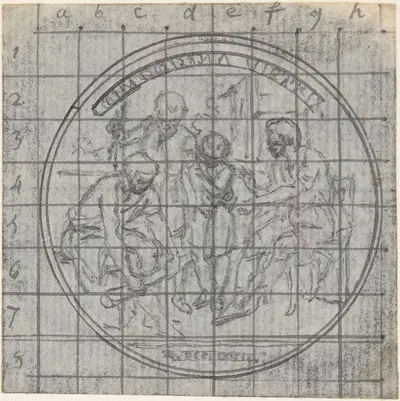 Design for a Box-Lid or Medal by Юбер-Франсуа Гравло — digital art print download